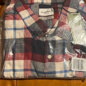 Good fellow & co berry maroon plaid